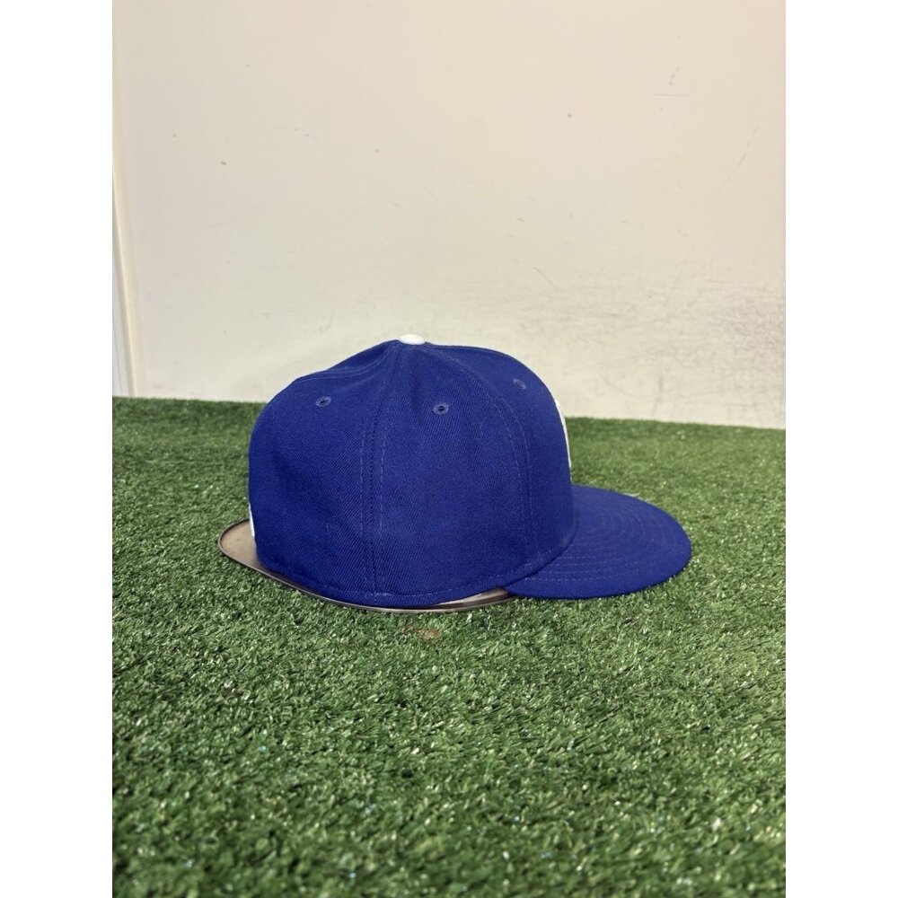 Los Angeles Dodgers hat cap fitted 7 1/8 blue white baseball logo new era mens 5 - Picture 5 of 8